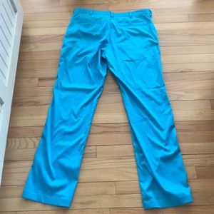 Nike Dri-fit men’s bright blue golf pants 34x34
